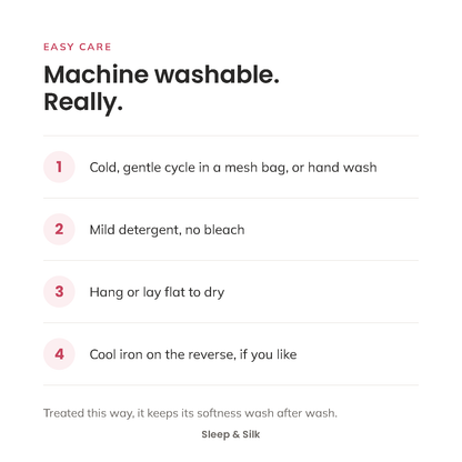 Care guide: machine washable on a cold gentle cycle in a mesh bag